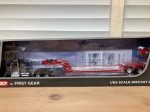 (image for) Kenworth W900A Red with Lowboy Trailer