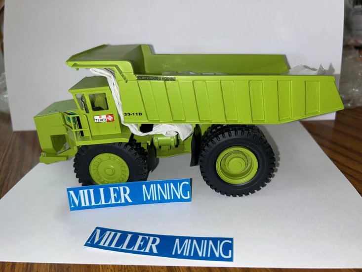 (image for) OHS Terex 33-11D Dump truck MILLER MINE - Click Image to Close