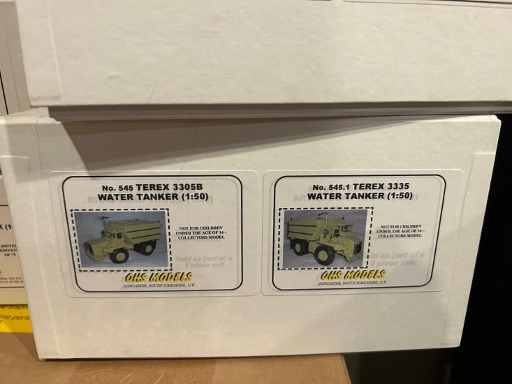 (image for) OHS Terex 3305B and 3335 Water Tanker truck set - Click Image to Close