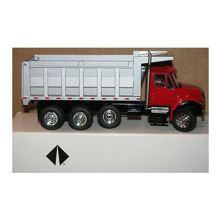 (image for) Conrad International 7000 Series Dump Truck red/silver - Click Image to Close