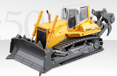 (image for) Conrad Liebherr PR754 Metal Track Dozer - Click Image to Close