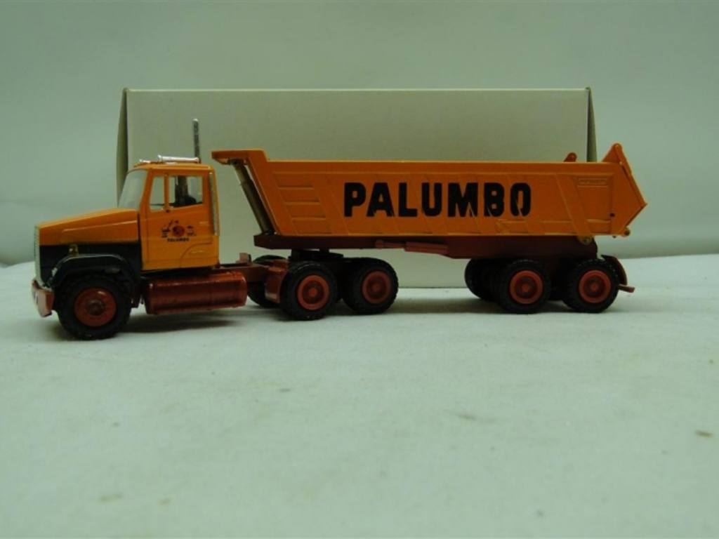 Conrad Freightliner w/ dump trailer Palumbo - Click Image to Close